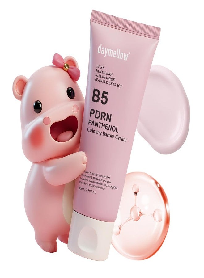 daymellow PDRN Panthenol Calming Barrier Cream 2.70 fl. oz / 5,000ppm Salmon DNA PDRN & 100,000ppm Panthenol, Niacinamide, Hydrating Moisturizer for Glowing Skin, Firming, Repairing & Revitalizing - Image 1